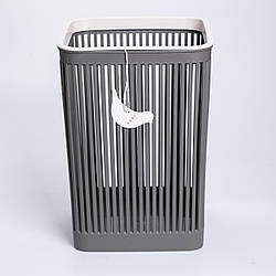 Кошик для сміття пластиковий в офіс для паперу 22×22×30 (см) кошик під сміття 8 (л) відро Доставка по Україні