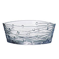 Фруктовниця цукерниця скляна Bohemia Labyrinth 20,5 см прозоре блюдо для фруктів 6K878/99J52/205