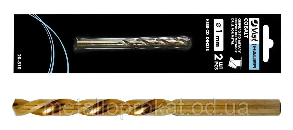 Свердло 6 міліметри.1 штука COBALT по металу, фото 1