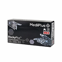 Рукавички нітрилові MediPlus BlackyPlus, "L" Чорні 100 шт.