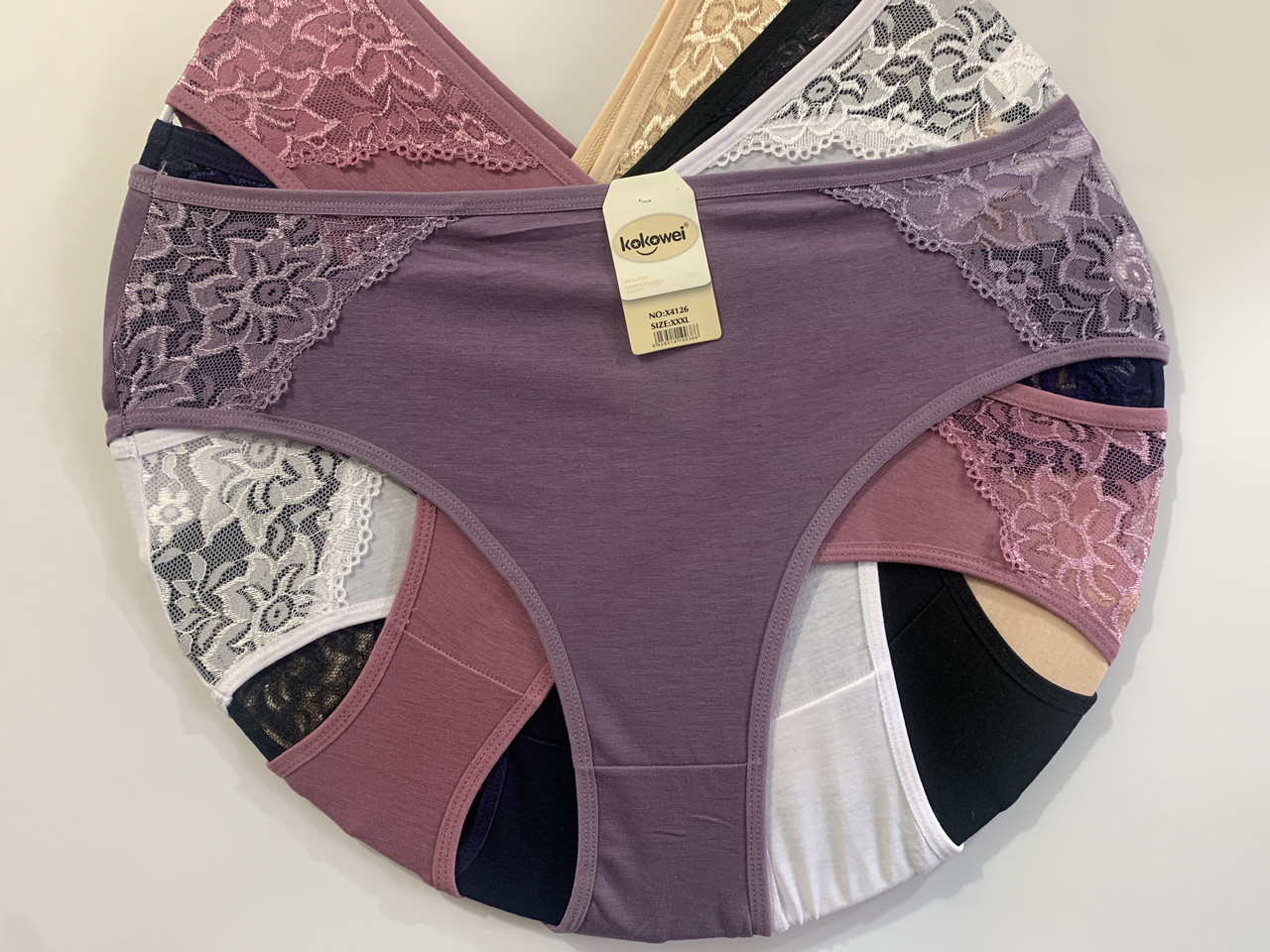 Труси бавовна з мереживом Міх, фото 1