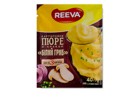 Пюре картопляне зі смаком Білий гриб 40г ТМ Reeva