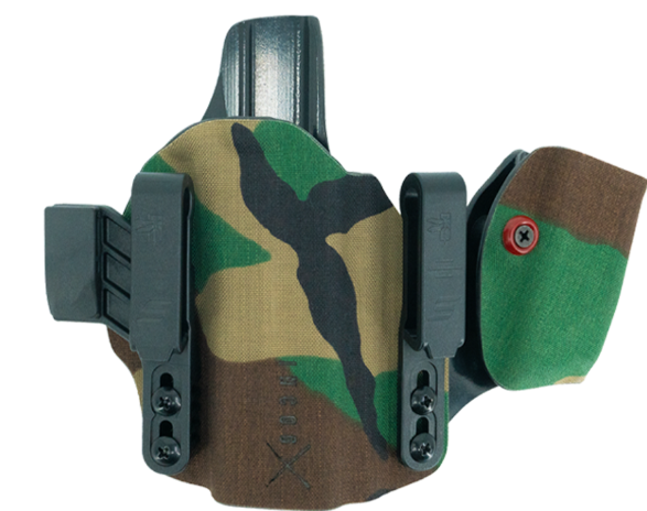 Кобура для пістолета Safariland & Haley Strategic Incog X Holster для G17/19 Nonlight з Mag Caddy, Колір: Woodland Camo, RH, фото 1