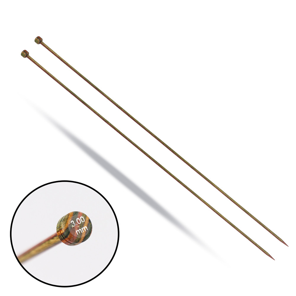 Спиці прямі 3.00 мм-35 см Symfonie Wood, KnitPro, фото 1