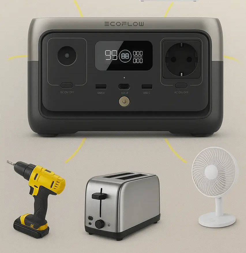 Ecoflow river-2 [Німеччина] 300W Зарядна станція EcoFlow RIVER 2, фото 1