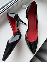 Туфлі чорні лакові 25,3 см