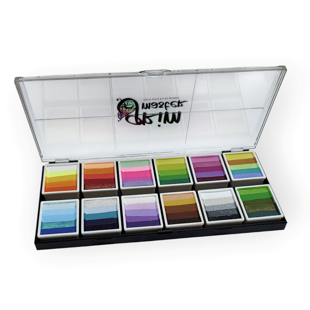 ПАЛІТРА АКВАГРИМ GrimMaster SPLIT CAKES COLORS Santorini 120 G