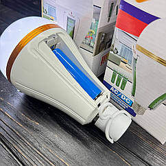 Аварійна акумуляторна LED-лампа 30Вт 2×18650 Е27 з гачком світло при блекауті та відключенні світла