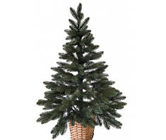 Ялинка 0.9 м лита зелена  №16 у горщику із лози штучна