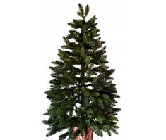 Ялинка 1.1 м лита зелена  №16 у горщику із лози штучна