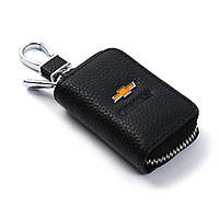 Чохол для ключів з карабіном Chevrolet (Шкіра)