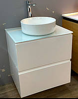 Тумба підвісна зі стільницею для ванної кімнати.