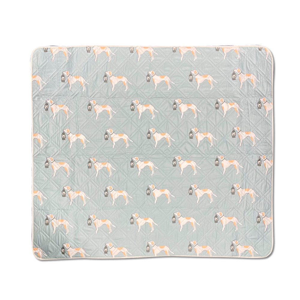 Килимок для пікніка водостійкий Naturehike CNK2350WS010, 145x170 см, зелений з принтом, фото 1