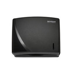 Диспенсер чорний пластиковий для паперових рушничків