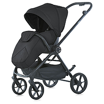 Коляска прогулянкова EL CAMINO CHLOE з реверсивним блоком ME 1191 Black Чорна, фото 2
