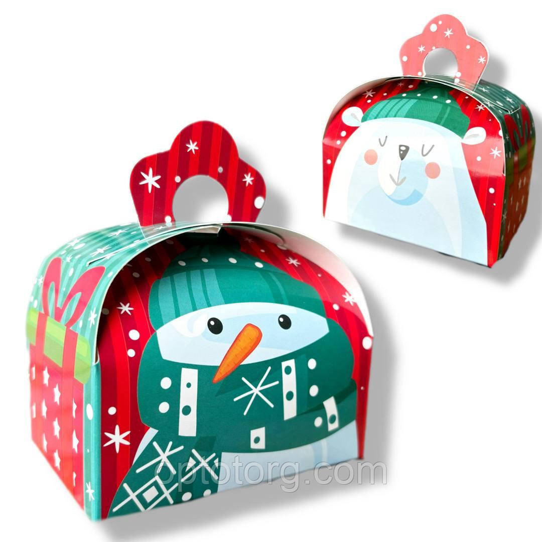 Упаковка для цукерок Новий рік 150-200 грам, фото 1