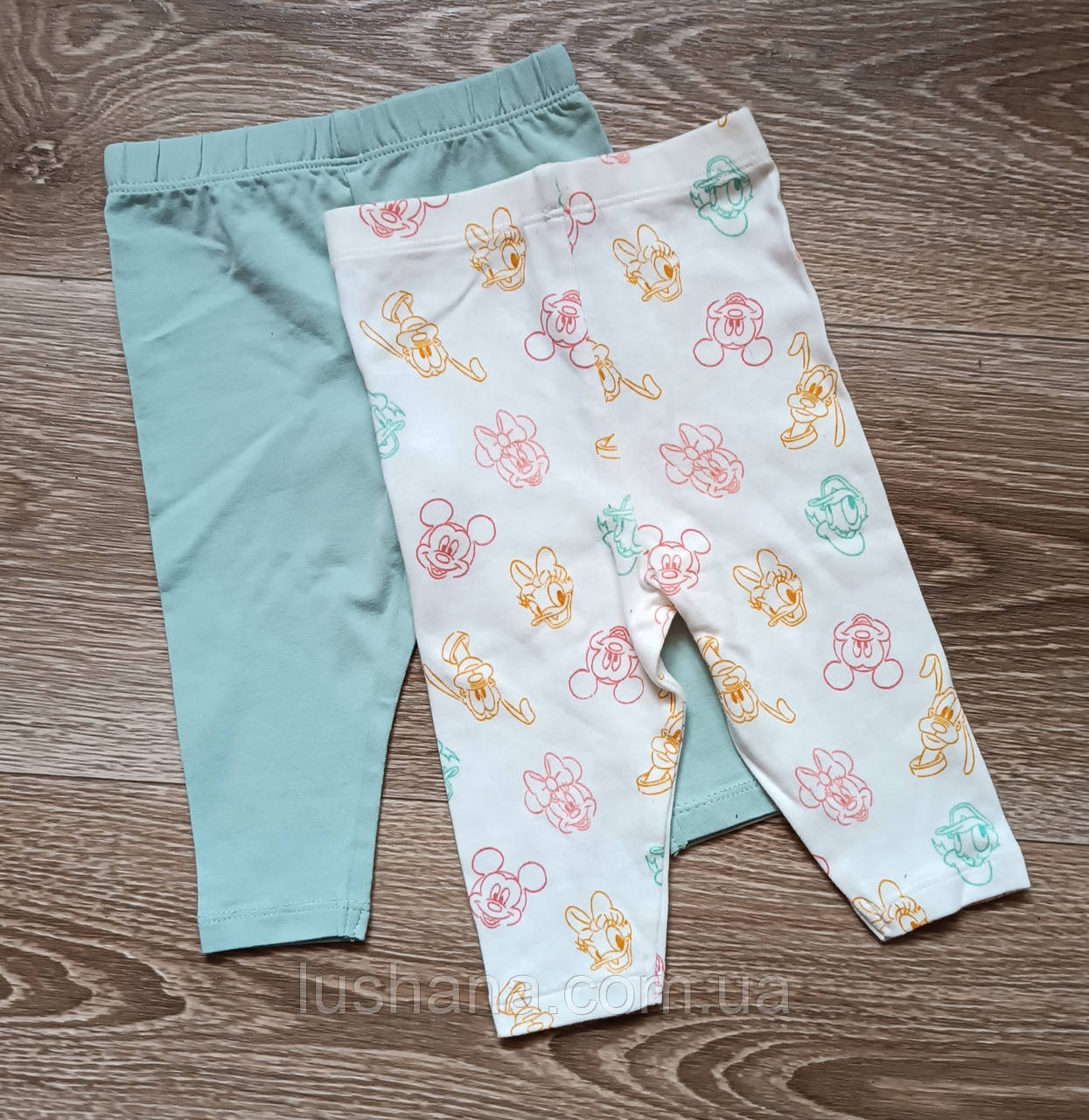 Лосини штани повзуни Primark на дівчинку / набір / Disney / Minnie Mouse / 68 / 3-6 міс., фото 1