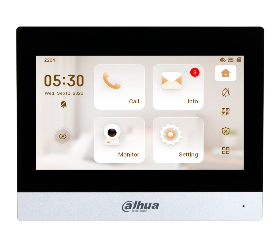 Відеодомофон Dahua DHI-VTH8621KMS-WP 7" дюймів Wi-Fi