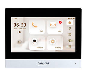 Відеодомофон Dahua DHI-VTH8621KMS-WP 7" дюймів Wi-Fi