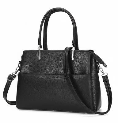 Жіноча каркасна сумочка чорна (0885)