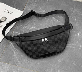 Велика чоловіча бананка сумка на груди в карту