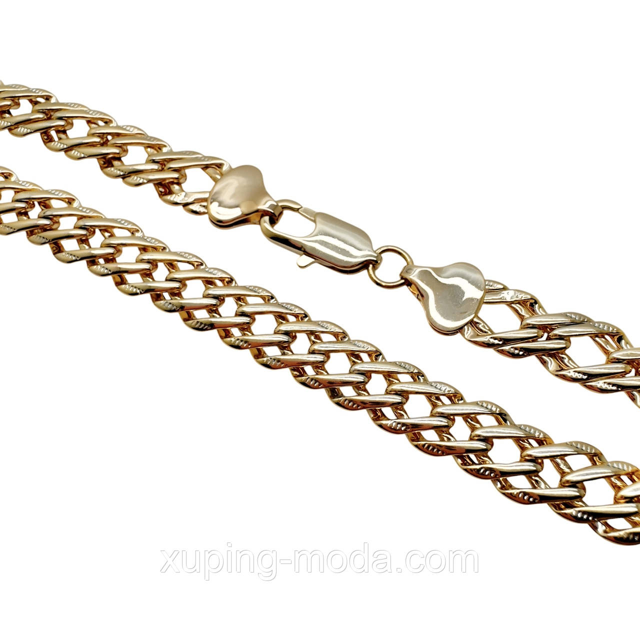 52 см х 8 мм. Ланцюжок ксюпінг. 18к, фото 1