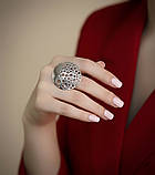 Жіноча срібна каблучка, фото 4