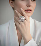 Жіноча срібна каблучка, фото 2