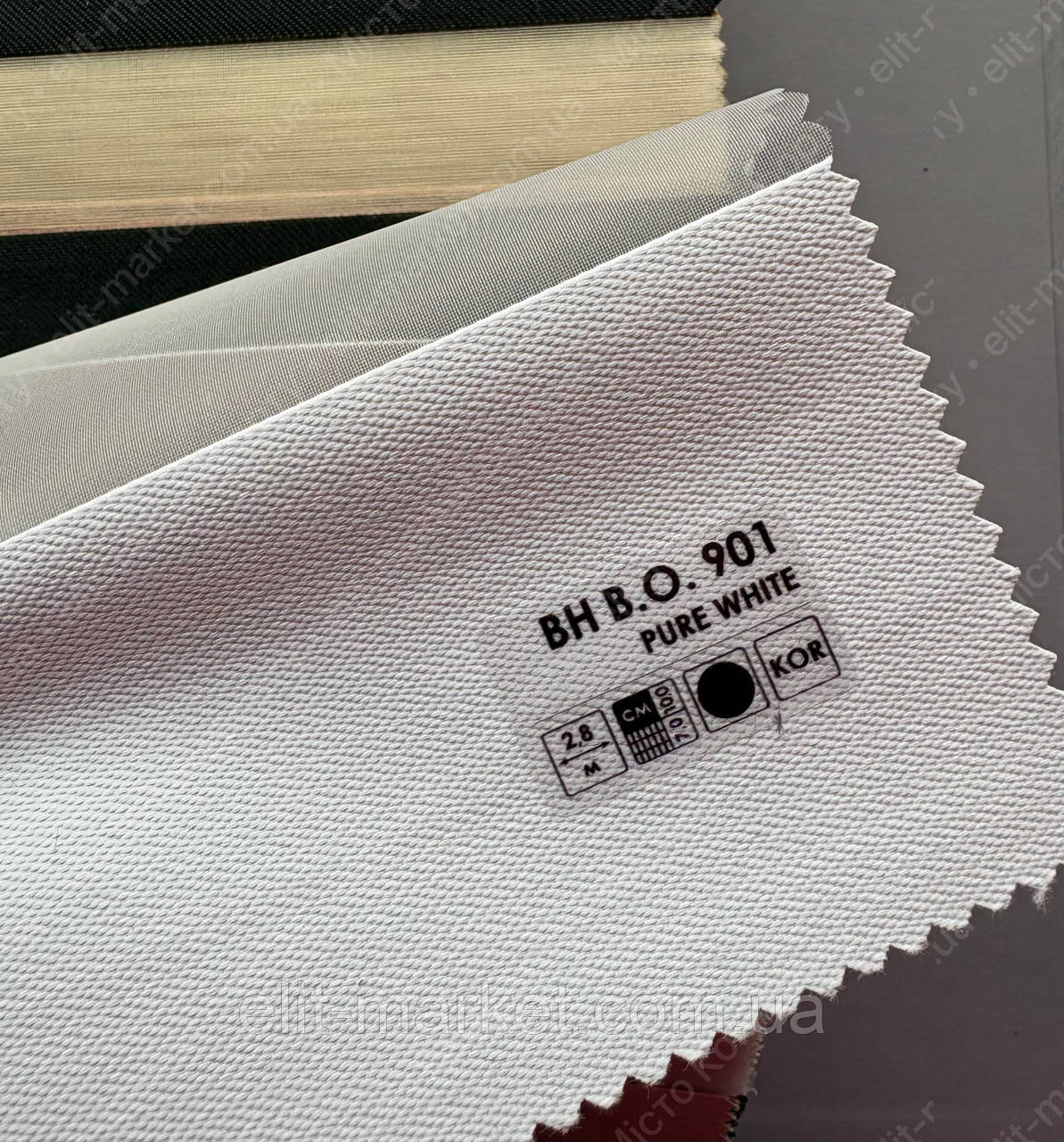 Жалюзі день ніч BH B.O 901 Pure White