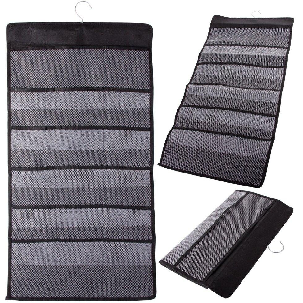 Органайзер для білизни підвісний гардеробний двосторонній 24 кишені