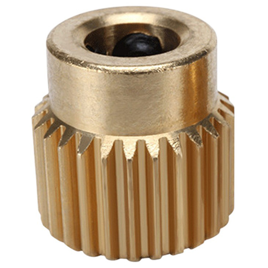 Шестерня екструдера Kingroon MK8, 26 зубців, латунь, фото 1