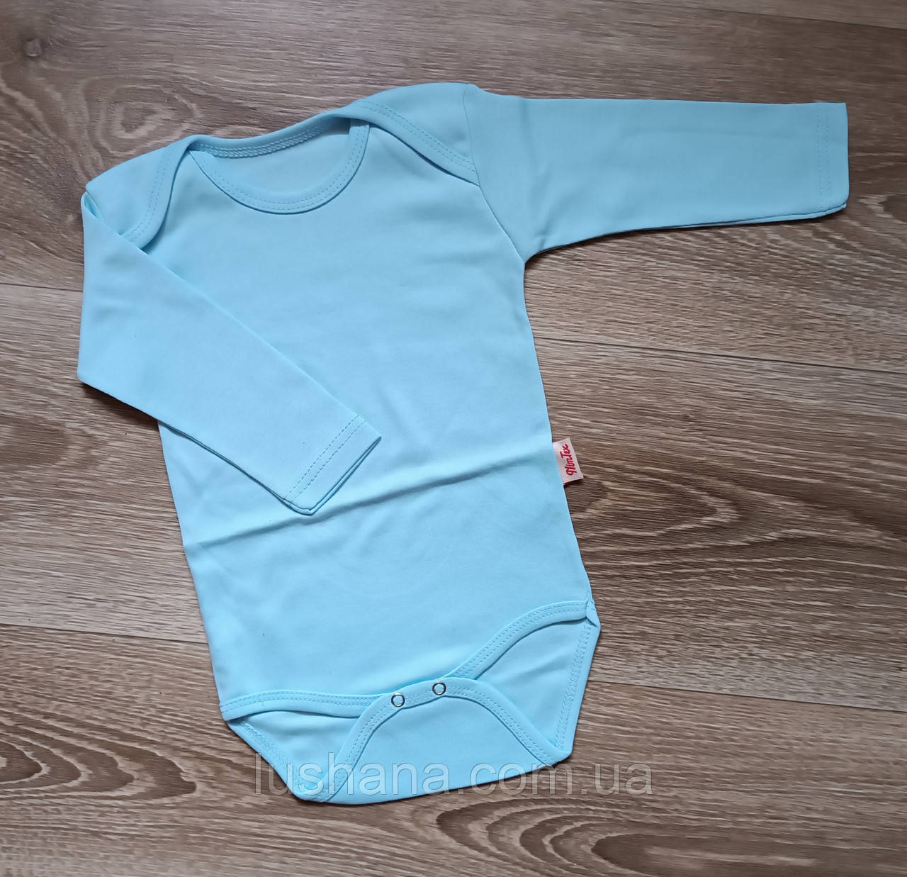 Бодік трикотажний на хлопчика / довгий рукав / р.74, 6-9 міс., фото 1