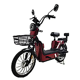 Електровелосипед Crosser CR-3 NEW 800W AGM 60V-24Ah, Червоний, фото 2