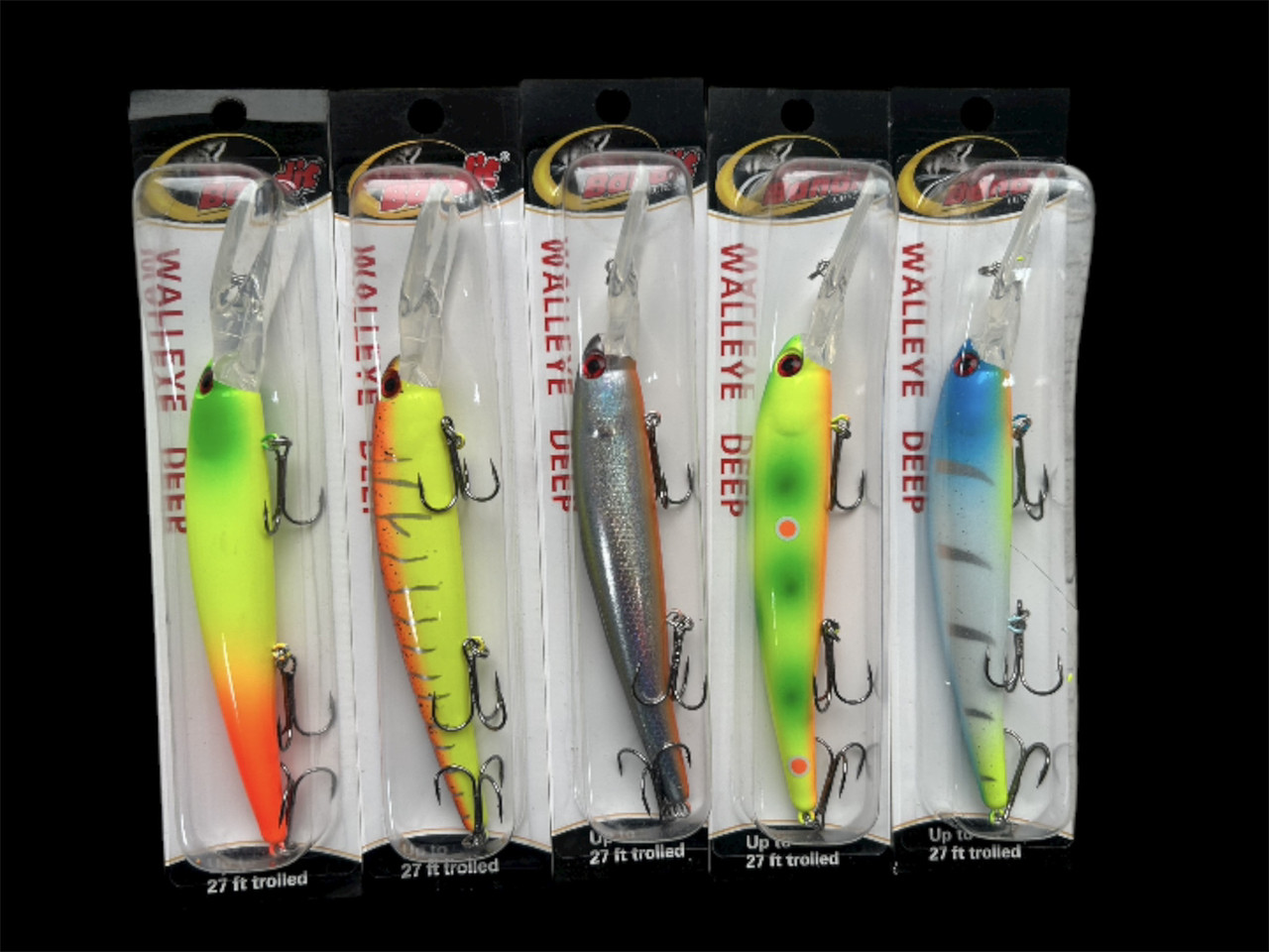 Воблер Bandit Walleye Deep 120mm 17.5g 7м-9м (набір 5шт), фото 1