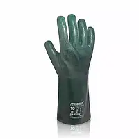 Рукавички трикотажні бавовняні з ПВХ покриттям, 35 см. TRIDENT RAPTOR, арт. 4101/35
