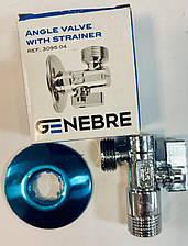 Кран кутовий 1/2" *1/2" з фільтром