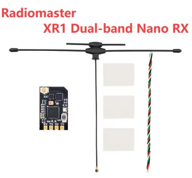 Приймач Radiomaster XR1 DUAL BAND 2.4 GHZ + 915 MHZ ELRS приймач RX Radiomaster XR1