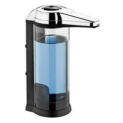 Автоматичний диспенсер дозатор для мила 550 мл чорний сенсорний настінний/настільний