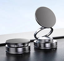 Універсальний магнітний тримач для телефону з вакуумною присоскою 360 градусів (чорний)