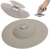 Силіконова пробка із ситечком для раковини 3 шт.