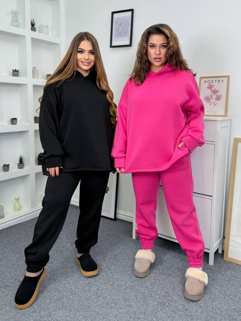 Костюм стильний теплий оверсайз 3448, фото 1