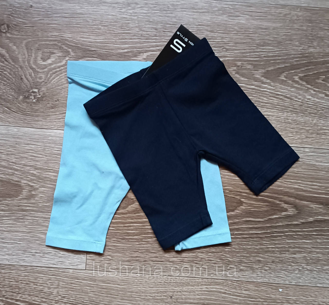 Велосипедки бріджі шорти на дівчинку / набір / 74-80 / 6-12 міс., фото 1