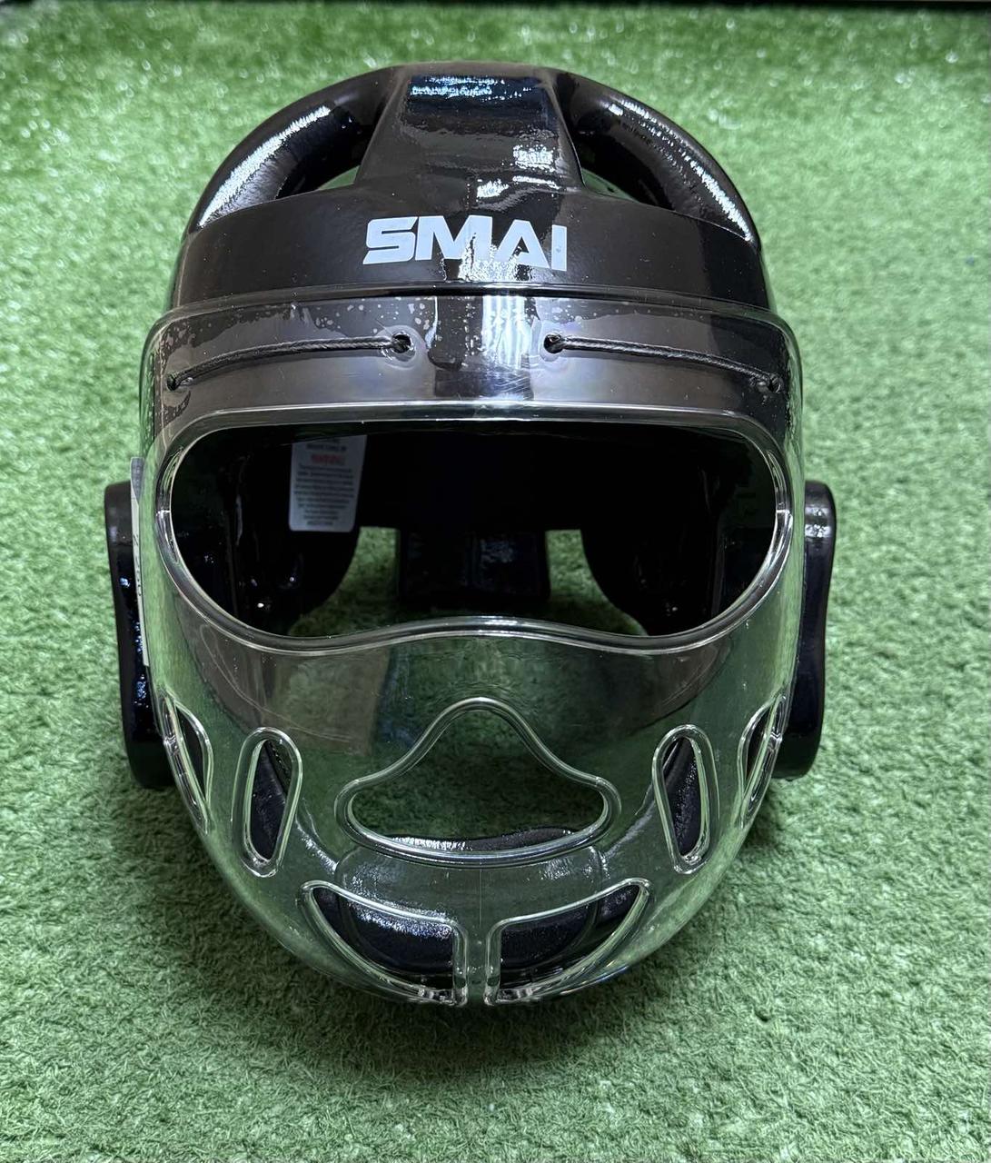 ШЛЕМ SMAI З ЗАХИСТОЮ МАСКОЮ | ЧОРНИЙ | P011B-GRILL