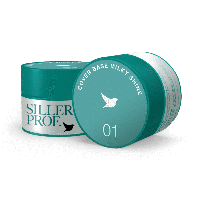 Молочна комуфлююча Base Siller Cover MILKY SHINE №1 (срібло), об'єм 30 мл ( "№ 1020")