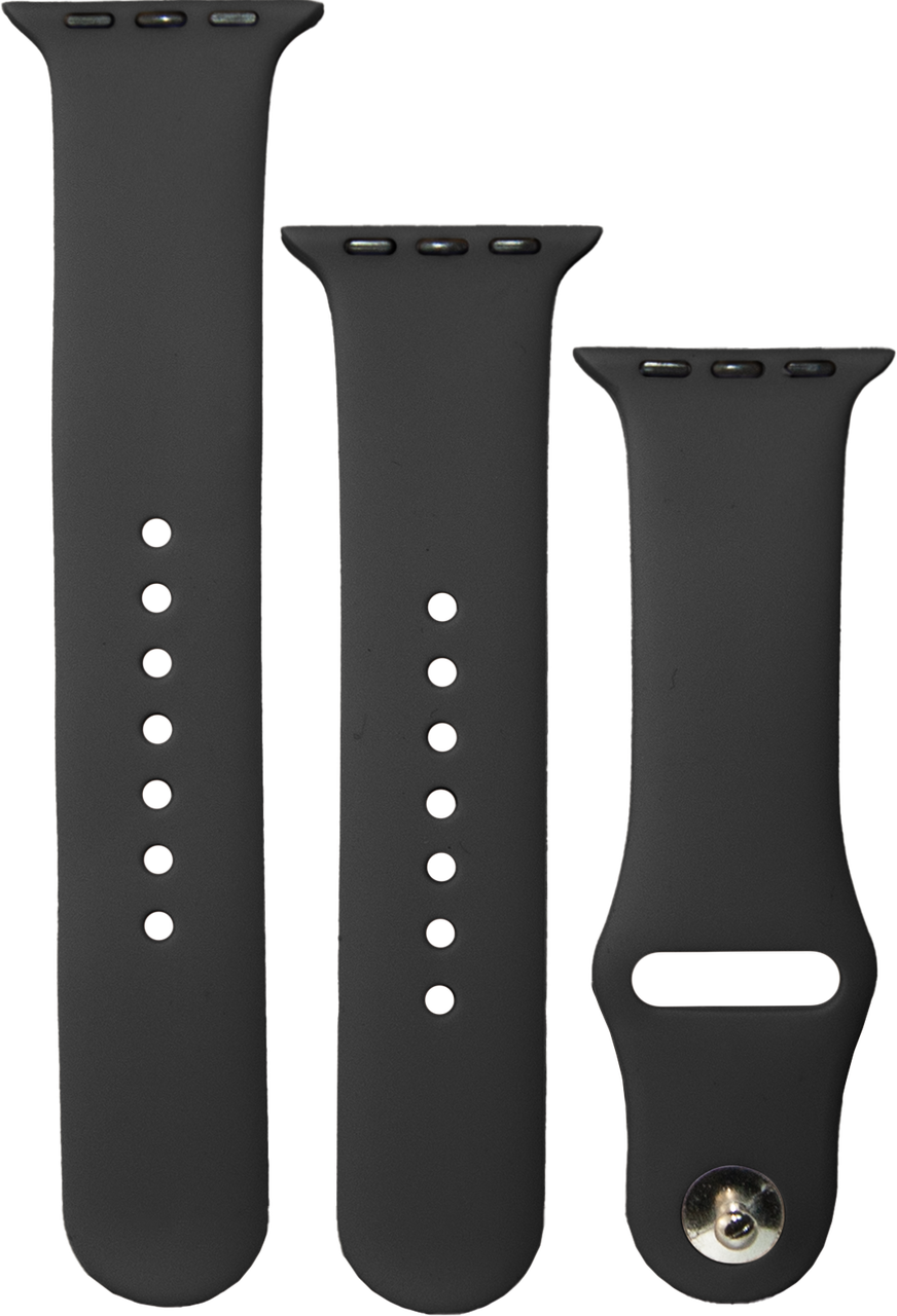 Ремінець Apple Watch Series 10 38/40/41/42mm (S/M M/L) 3pcs силікон