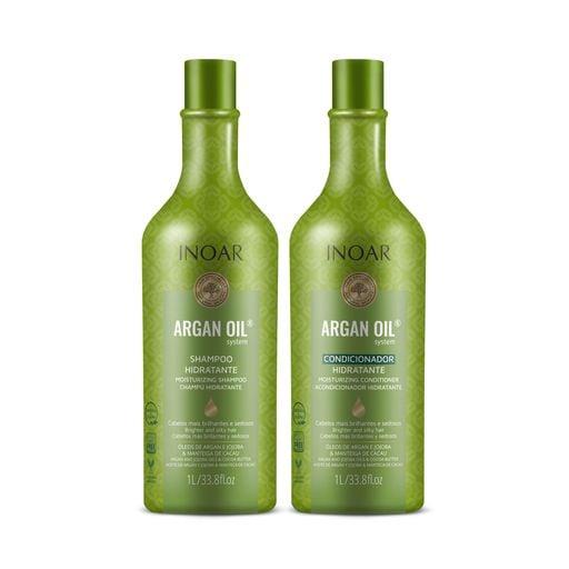 Безсульфатний шампунь для жирної шкіри голови Іноар Арганоіл,  1000 мл, фото 1