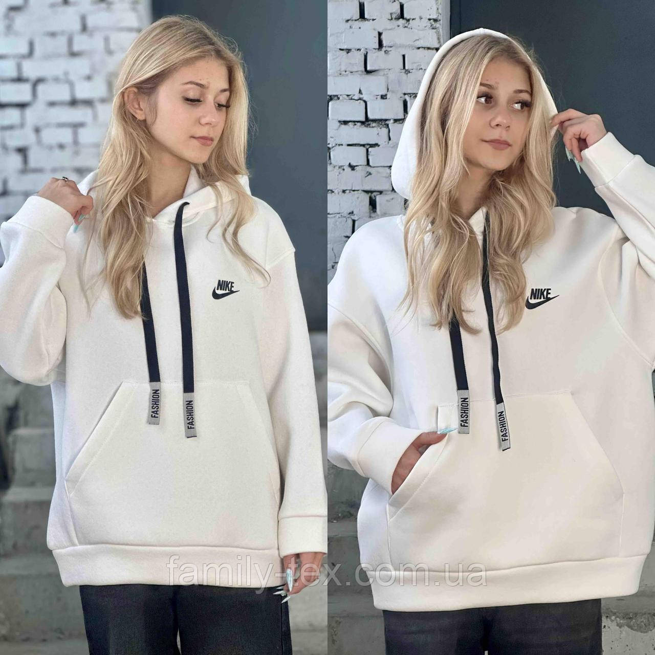 Тепле худі оверсайз для підлітків, розміри на рости 134 - 160 см, фото 1
