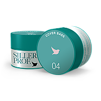 Siller Cover Base №4 камуфлююча база (рожево-бежевий), об'єм 30 мл ( "№ 1020")