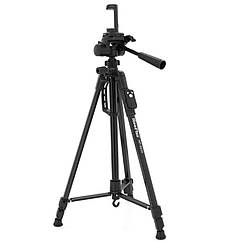 Штатив тринога для телефону фотоапарата NeePho NP-8830 пульт + чохол (54-155см) Чорний