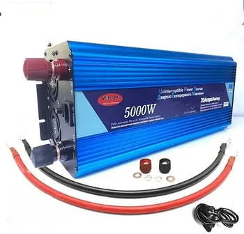 Перетворювач напруги Power Inverter Wimpex WX-5100 5000W 12V UPS, інвертор, чиста синусоїда із заряджанням